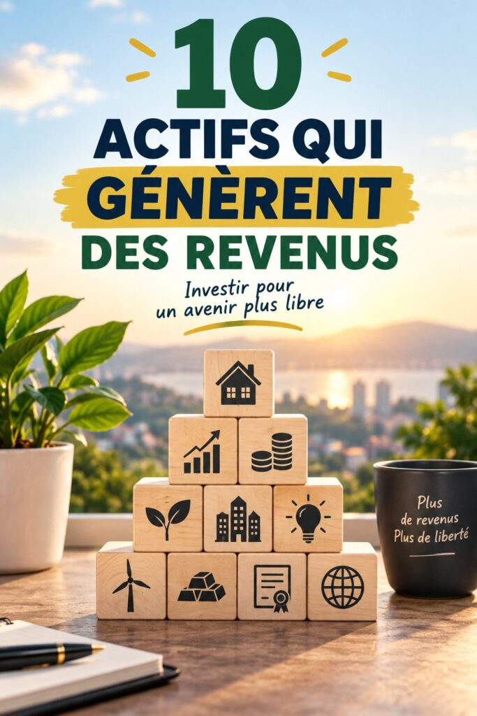 Femme analysant des actifs générateurs de revenus pour son investissement.