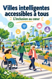 Illustration de concepts liés aux villes intelligentes et inclusives