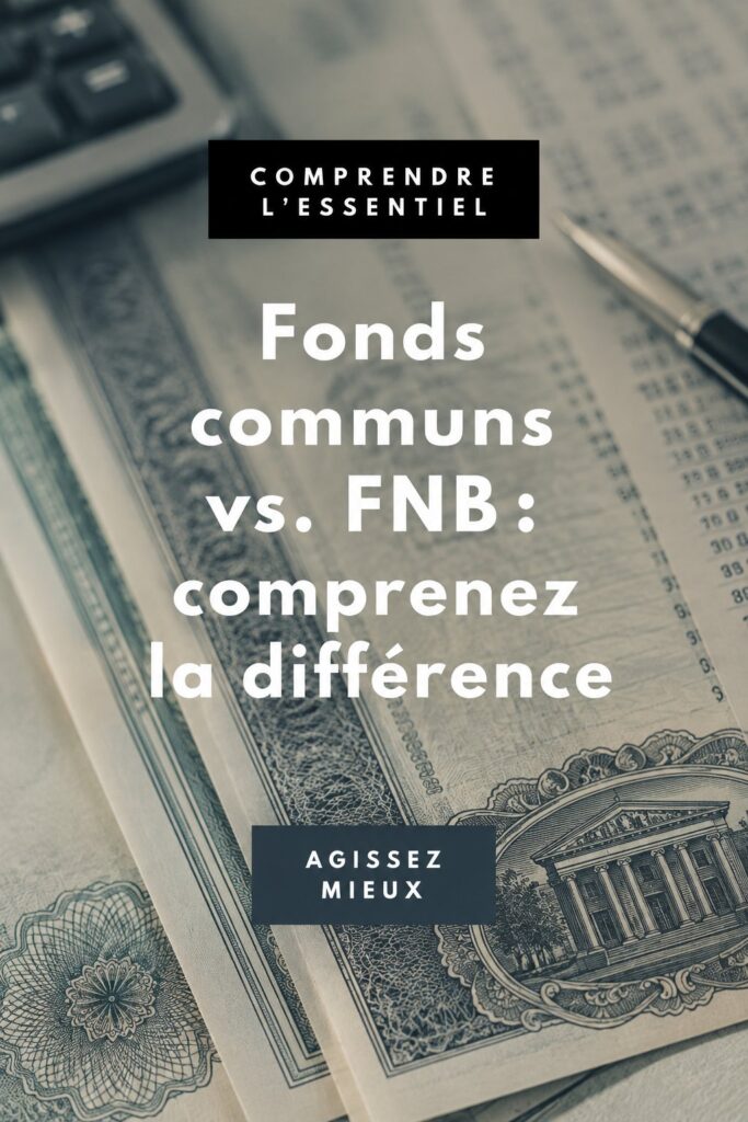 Deux graphiques comparant les fonds mutuels et les ETF