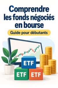 Femme regardant des graphiques financiers sur un ordinateur pour comprendre les ETFs