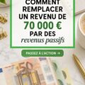 Femme souriante avec des documents financiers pour évoquer le revenu passif