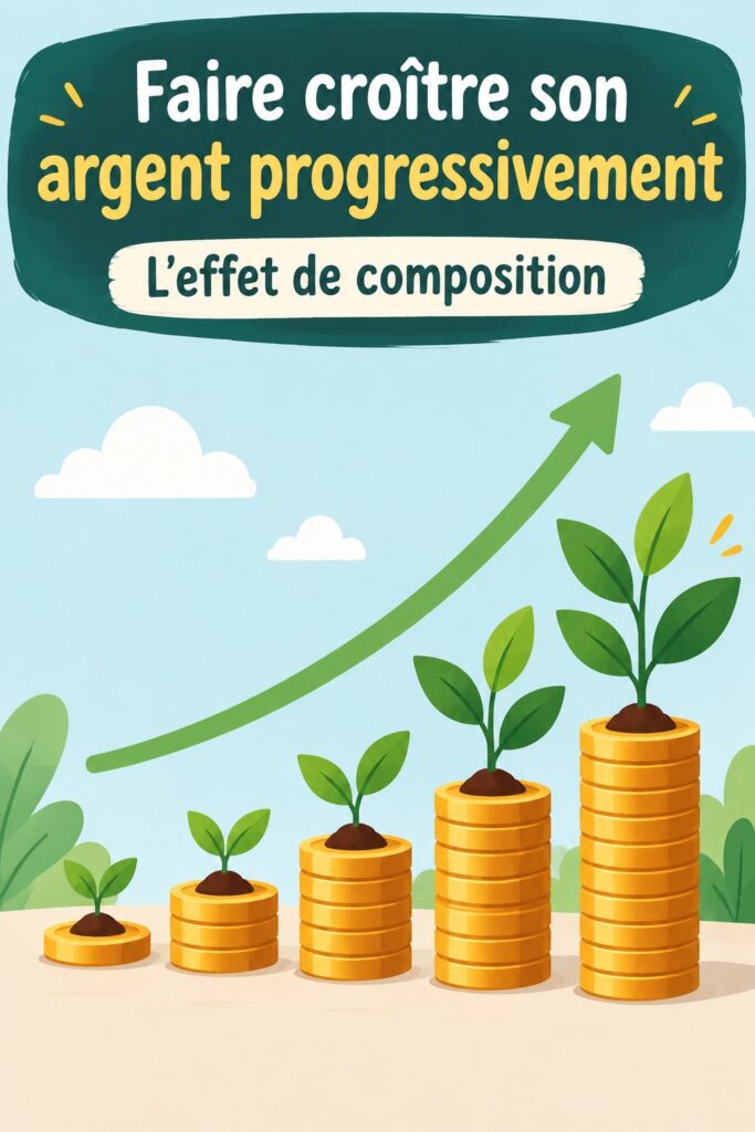 Femme examine ses investissements avec un sourire, symbole de croissance et de réussite financière