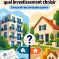 Femme analysant des options d'investissement immobilier