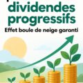Image illustrant les dividendes composés et leur impact sur les investissements financiers.