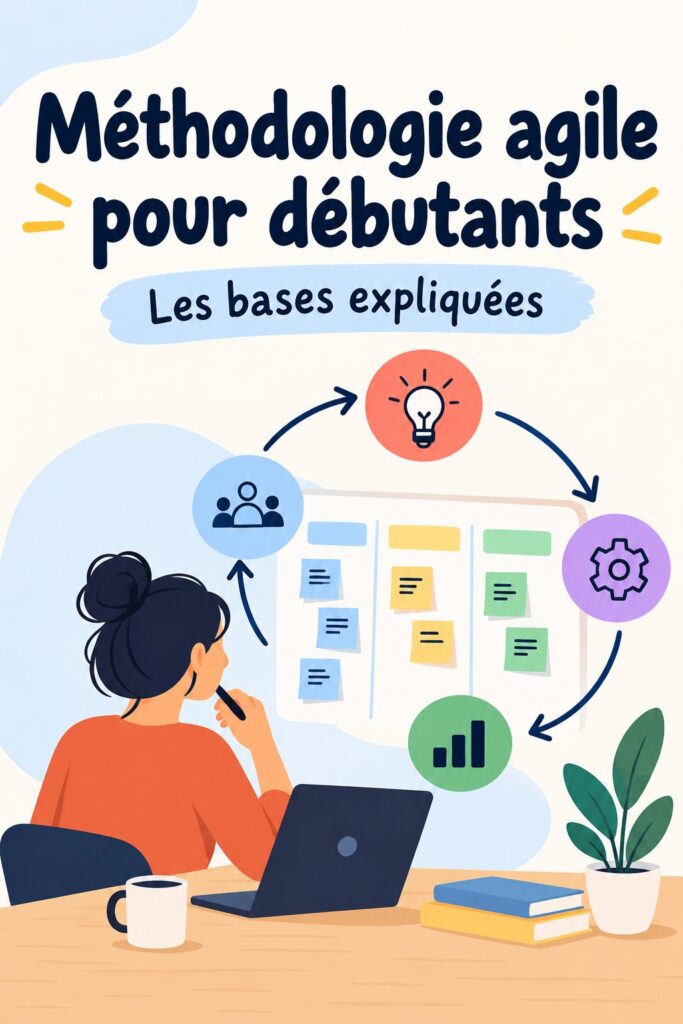 Illustration de la méthode agile appliquée à l'investissement, montrant des étapes claires et un processus collaboratif.