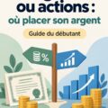 Une femme examine des graphiques représentant des obligations et des actions pour prendre une décision d'investissement.