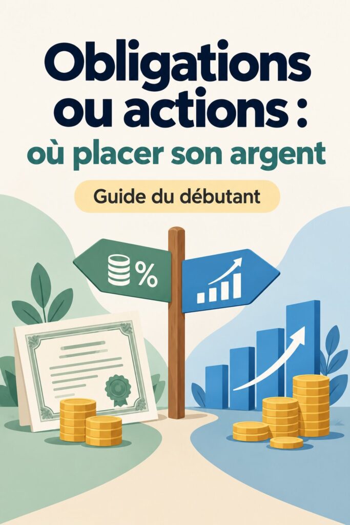 Une femme examine des graphiques représentant des obligations et des actions pour prendre une décision d'investissement.