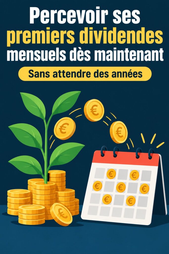 Femme souriante exprimant sa satisfaction après avoir perçu des dividendes mensuels.